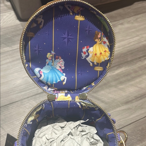 Loungefly Purple and Gold Princess Bag - Picture 8 of 8